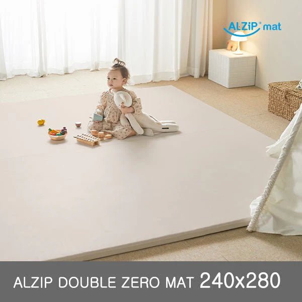 ALZIP DOUBLE ZERO MAT SG[240cmx280cm] + Woodly Baby Room EXTENSION 14P SG2[240cmx280cm] SET - Babyhouse Australia