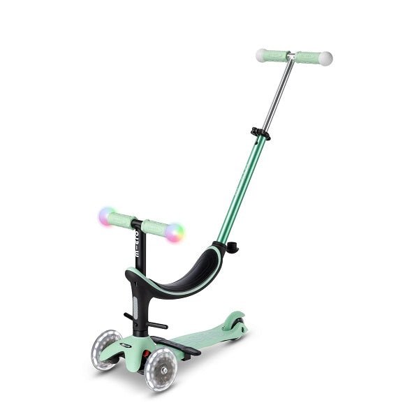 Micro Mini2Grow Deluxe Magic LED Scooter - Mint - Babyhouse Australia